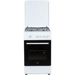 MPM-54-KGF-21, Fogão a gás de alta eficiência com 4 queimadores e sistema de forno integrado de grande capacidade, Branco
