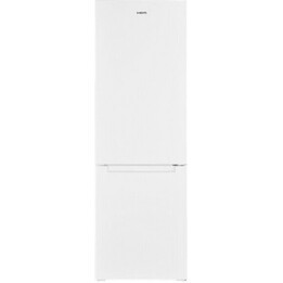MPM-323-KB-46, Frigorífico combinado com congelador inferior e compartimentos de armazenamento de grande capacidade, Branco