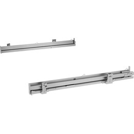 Siemens HZ638000, Guía telescópica de alta resistencia para hornos con acabado duradero y deslizamiento suave, Acero Inoxidable