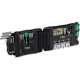 Wera 544914 Juego profesional de 50 herramientas mecánicas para mantenimiento técnico, negro