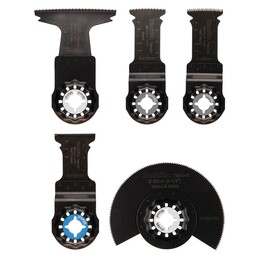 Starlock saw blade set for multi-function tools