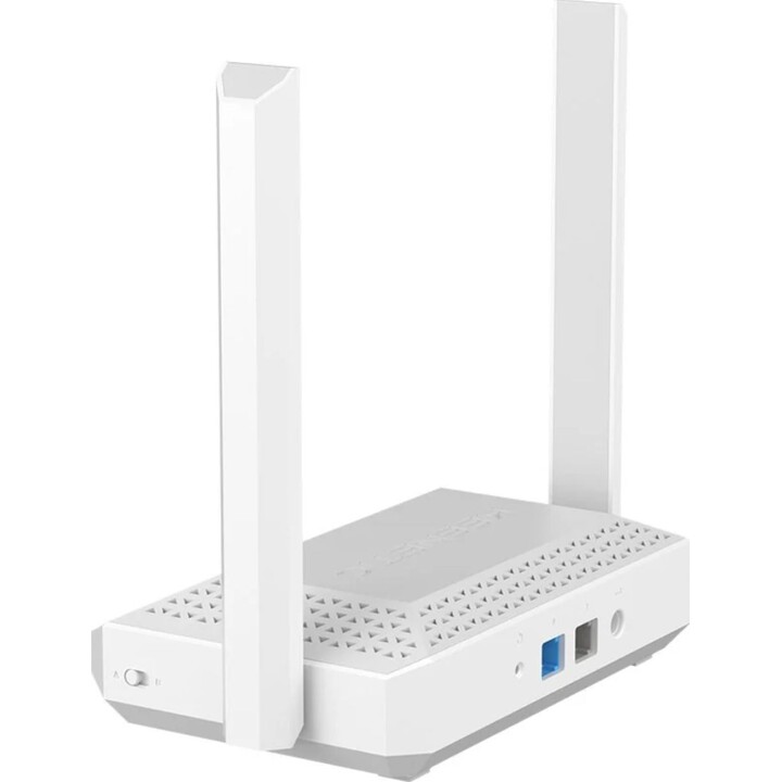 Keenetic Racer (KN-4010) Enrutador inalámbrico Doble banda (2,4 GHz / 5 GHz) Blanco