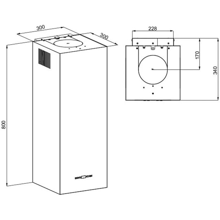 MAAN Ponza W 830, Tenda da sole retrattile con struttura resistente per la protezione solare esterna, bianco