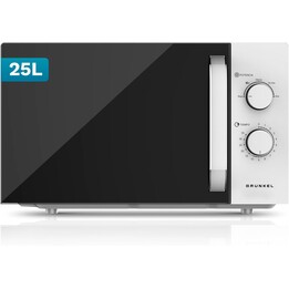 Grunkel MW-25EASY, microonde da 25L 850W con comandi intuitivi per un uso quotidiano semplice e affidabile, bianco