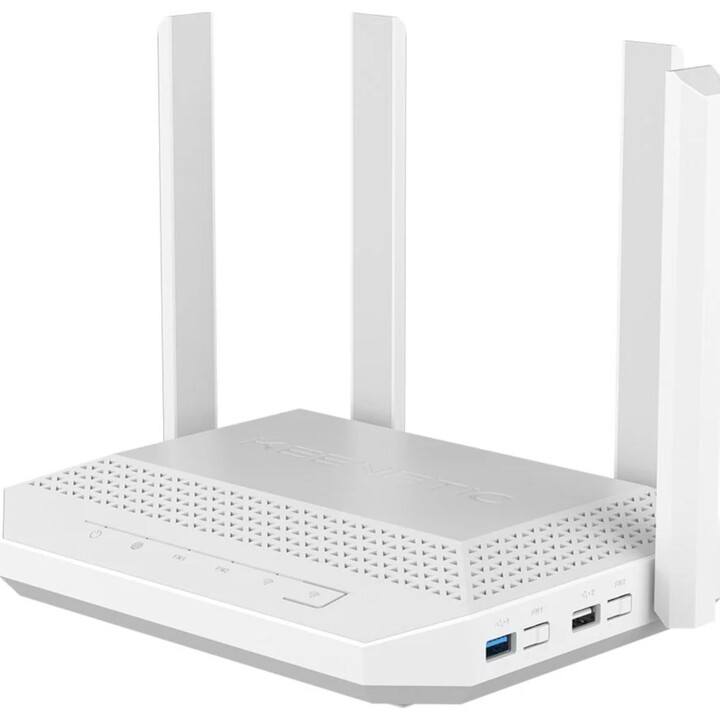 Keenetic Hero AX3000 Multi-Gigabit Wi-Fi 6 Mesh Router with a 4-Port Gigabit Smart Switch and 1 Gigabit 2.5 Port