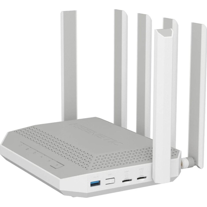 Keenetic Hero 5G (KN-4110) Router inalámbrico 2.5 Gigabit Ethernet Gris/Blanco