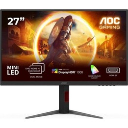 Monitor AOC U27G4XM 27" UltraHD 4K 160Hz Fast IPS MiniLED HDR1000 1ms