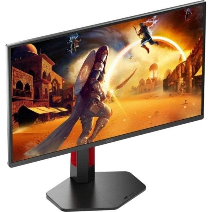 Monitor Gaming AOC Q25G4SR 24.5" QHD 300Hz Fast IPS HDR400 1ms HDMI 2.1 Negro/Rojo