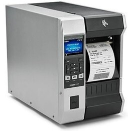 Impressora industrial de transferência térmica de 4 polegadas e alto desempenho Zebra ZT610 203 dpi com barra de rasgar