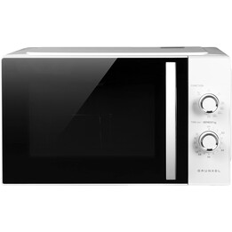 Grunkel MWG-25GRILL Mikrowelle, 25L und 850W mit Grillfunktion für knusprige und gleichmäßige Ergebnisse, Weiß