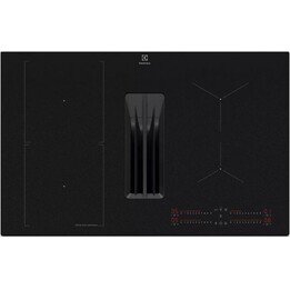 Electrolux ECC83443CZ, Placa de indução SaphirMatt com extrator integrado e design de alta resistência, Preto