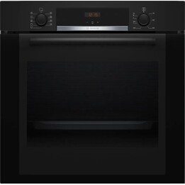 Bosch HBA334EB4, Four électrique avec technologie de cuisson uniforme et système de nettoyage assisté, Noir