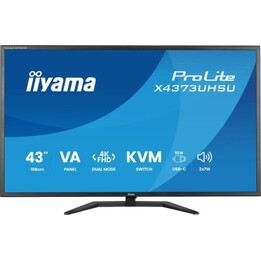 iiyama ProLite X4373UHSU-B2 Monitor KVM USB-C UltraHD 4K 60Hz VA HDR10 de 43" com colunas