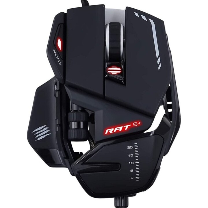Rato para jogos Mad Catz R.A.T. 6 12000DPI RGB Preto