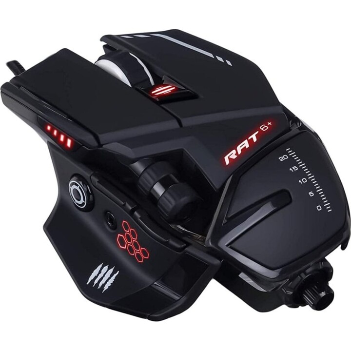 Rato para jogos Mad Catz R.A.T. 6 12000DPI RGB Preto