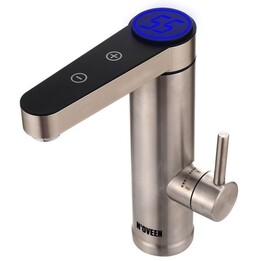 Noveen IWH960 INOX, chauffe-eau électrique instantané avec système d'affichage numérique de la température, argent