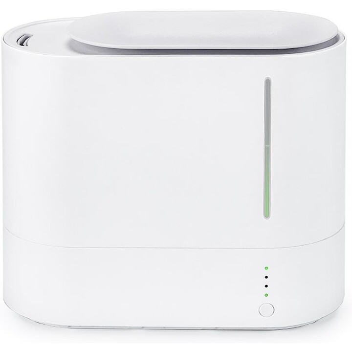 Tesla TSL-AC-PRO4, umidificatore d'aria WiFi intelligente con diffusore di aromi e sistema di controllo a LED su schermo, bianco