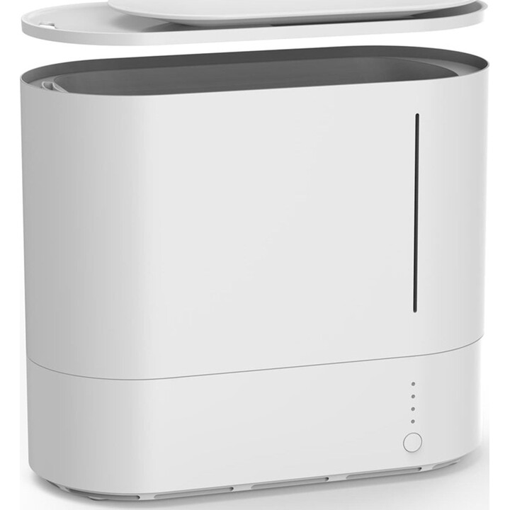 Tesla TSL-AC-PRO4, umidificatore d'aria WiFi intelligente con diffusore di aromi e sistema di controllo a LED su schermo, bianco