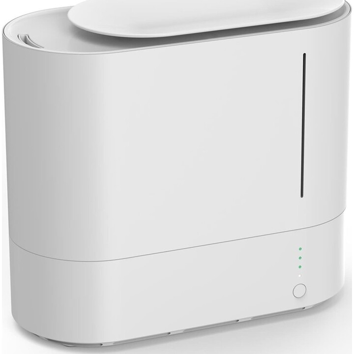 Tesla TSL-AC-PRO4, umidificatore d'aria WiFi intelligente con diffusore di aromi e sistema di controllo a LED su schermo, bianco