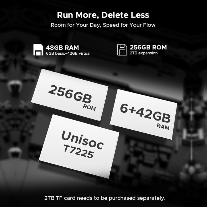 Smartphone Doogee Note 56 Plus, 6 GB 256 GB, 6,56 IPS HD+, 6150 mAh, Verde