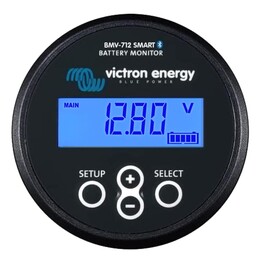 Victron Energy BMV-712, Monitor de Batería de Alta Precisión con Bluetooth para Sistemas de Energía, Negro