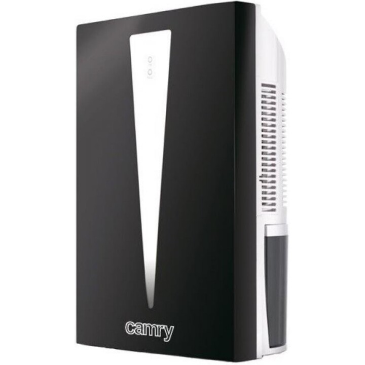 Camry CR 7903, Deshumidificador de 1.5L y 100W con Función de Apagado Automático y Silencioso, Negro y Blanco