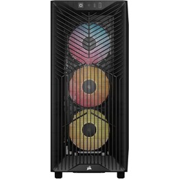 Corsair 3500D RS ARGB Black Smoke High Airflow Mid Tower ATX Gehäuse mit 3x RS120 Lüfter