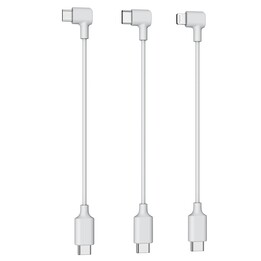Lot de 3 câbles USB pour drone Atom Potensic, Micro/Type C/Lightning