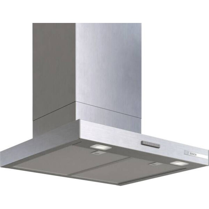 Exaustor de parede Bosch DWB63BC30, em aço inoxidável, 400 m³/h