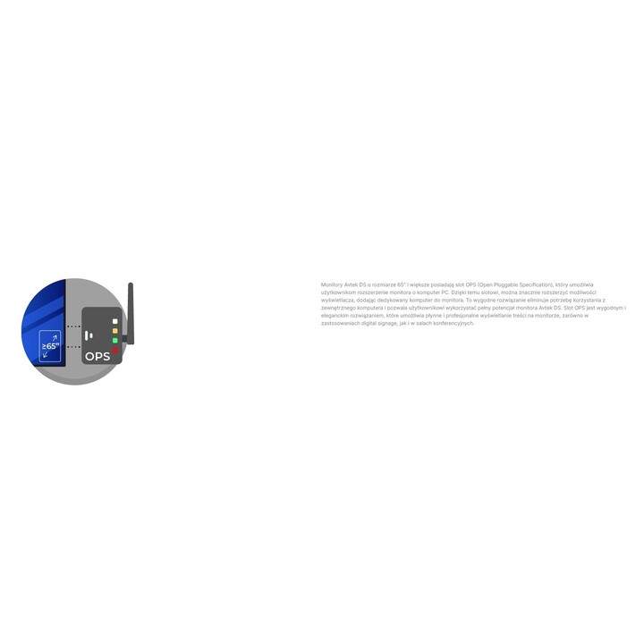 AVTEK INFORMATION MONITOR DS2 55"