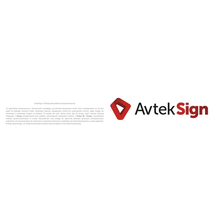 AVTEK INFORMATION MONITOR DS2 55"