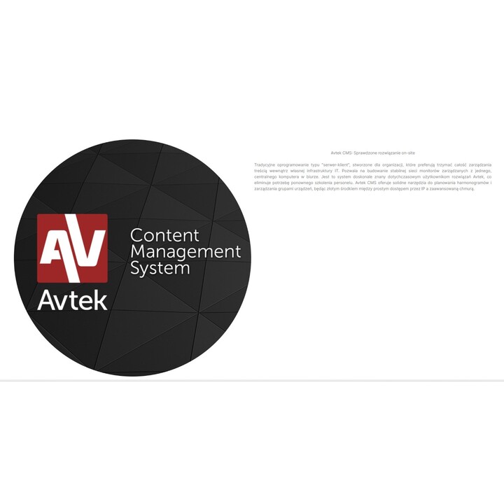 AVTEK INFORMATION MONITOR DS2 55"
