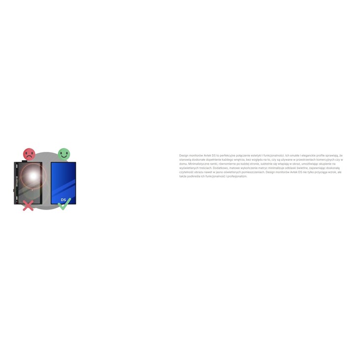 Monitor informativo AVTEK DS2 55"