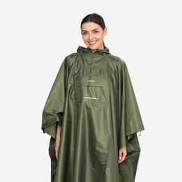 Poncho antipioggia per adulti VIKING Vesper Zaino verde UNI