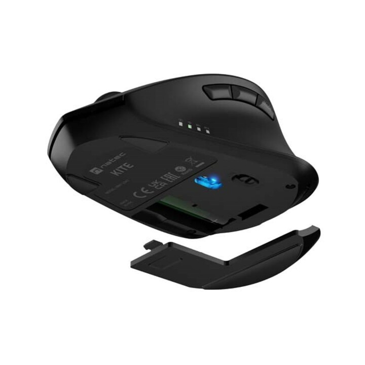 Mouse wireless silenzioso Natec Kite 4000 DPI nero