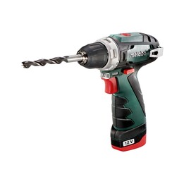 Metabo POWERMAXX BS BASIC 1400 RPM Sin llave 800 g Negro, Rojo