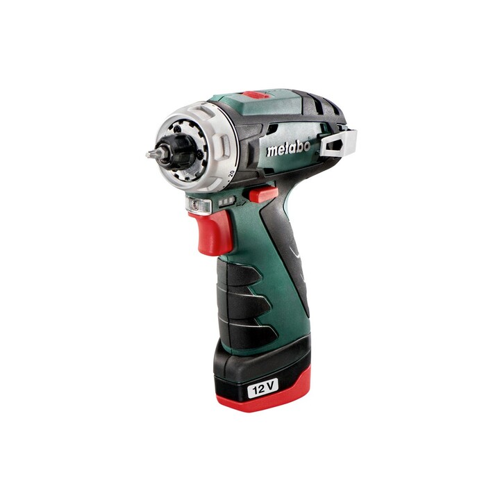 Metabo POWERMAXX BS BASIC 1400 tr/min Sans clé 800 g Noir, Rouge