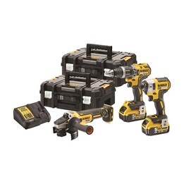 DEWALT ZESTAW COMBO 18V DCK384P2T (DCD796, DCF887, DCG405) 2x5,0Ah