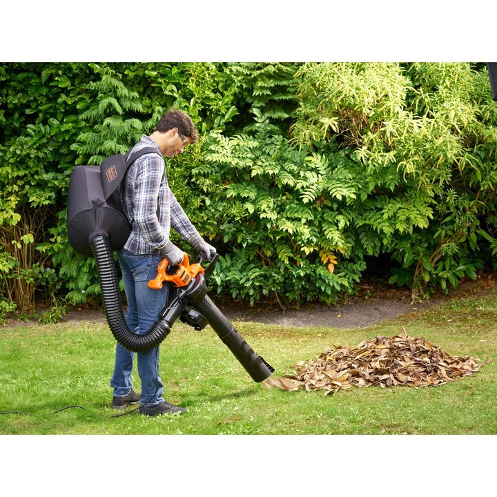 BLACK+DECKER BEBLV290-QS soffiatore aspiratore 2900 W 390 km/h nero