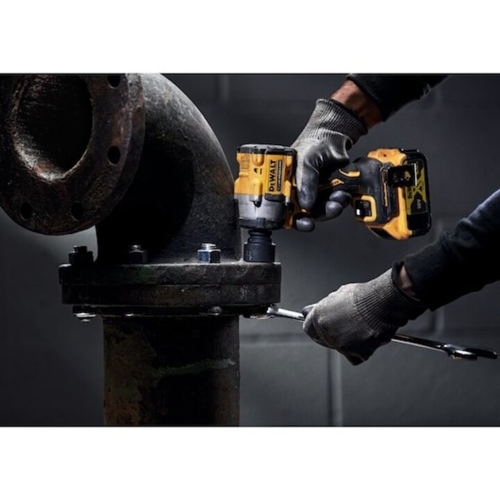 DeWALT DCF921NT-XJ atornilladora de impacto con batería 1/2" 600 Nm Negro, Amarillo 18 V