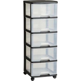 KETER BÜCHERREGAL AUF RÄDERN 5x20L