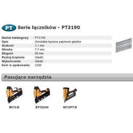 BOSTITCH NAILS PT 33` 90mm 2.2M