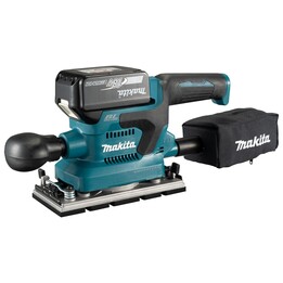 Makita DBO382Z Portable Sander, 12000 RPM Sheet Sander, Black/Turquoise, 200W