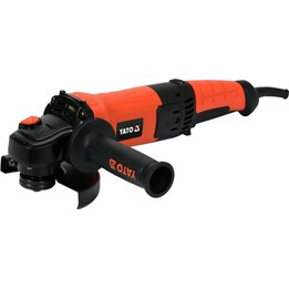 YATO WINKELSCHLEIFER 125mm 1400W DREHZAHLREGELUNG / HINTERER GRIFF