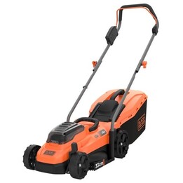 Black & Decker BCMW3318L2 Schieberasenmäher Akku Schwarz, Orange