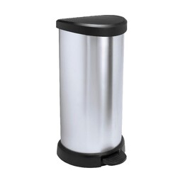 Cestini Curver Deco 3253922150002 Rotondi Neri, Argento