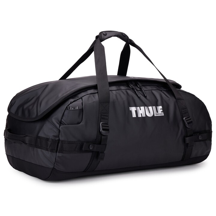 Borsa da viaggio Thule Chasm TDSD303 nera, 70 litri, in poliestere.