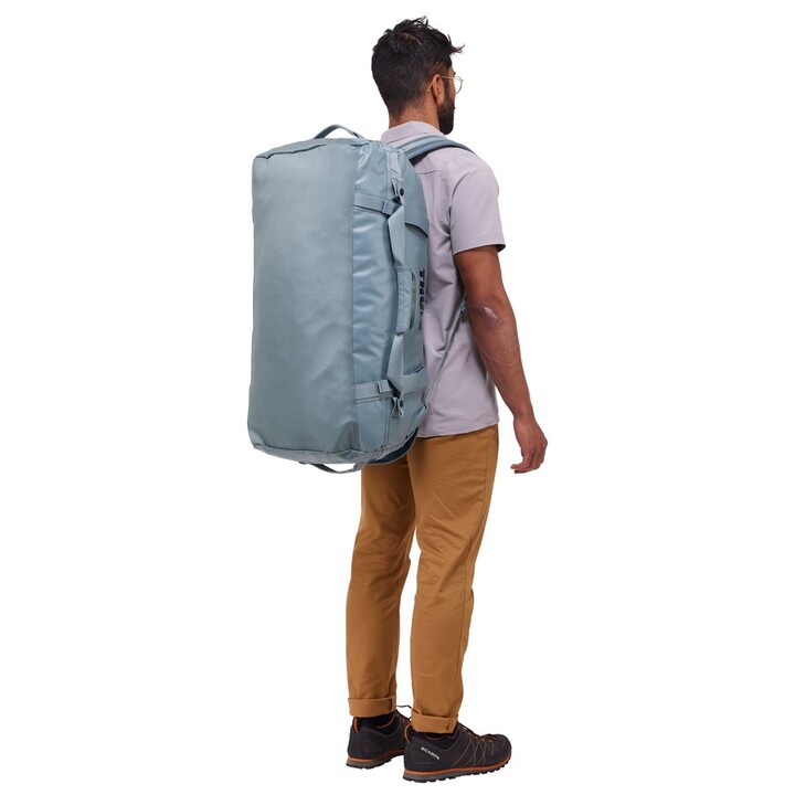 Bolsa de lona Thule Chasm TDSD303 Pond Gray, 70 L, poliéster cinza.