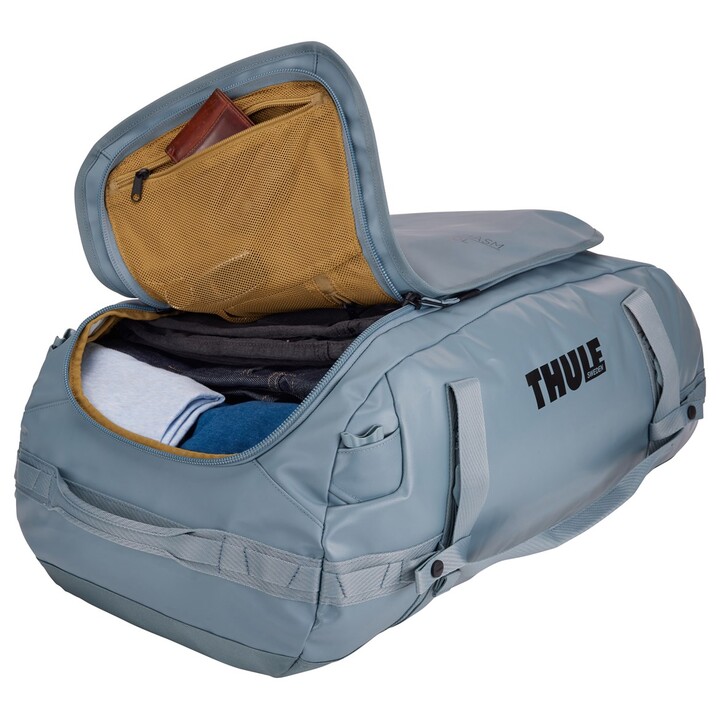 Borsa Thule Chasm TDSD303 in tela grigio stagno, 70 litri, poliestere, colore grigio.