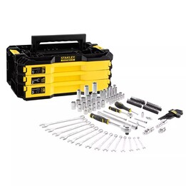 Modulo Pro-Stack - Set di attrezzi con 3 cassetti e 126 pezzi.